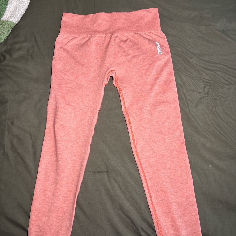 Gymshark Pink Leggings Stretchy Athletic Wear